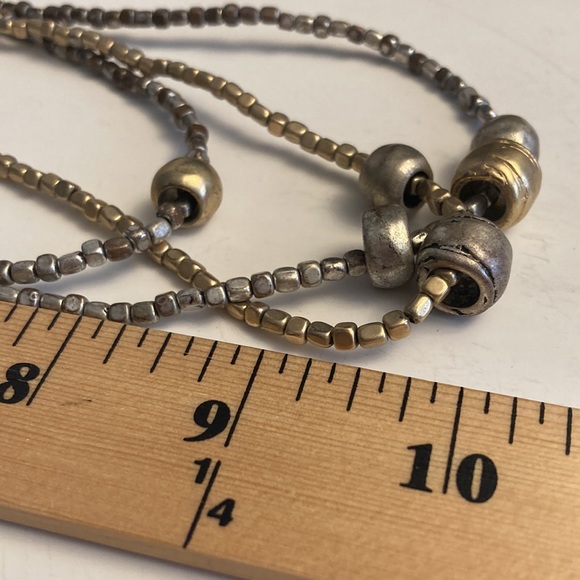 22" Chicos Multi Tone Beaded Necklace - Picture 7 of 11